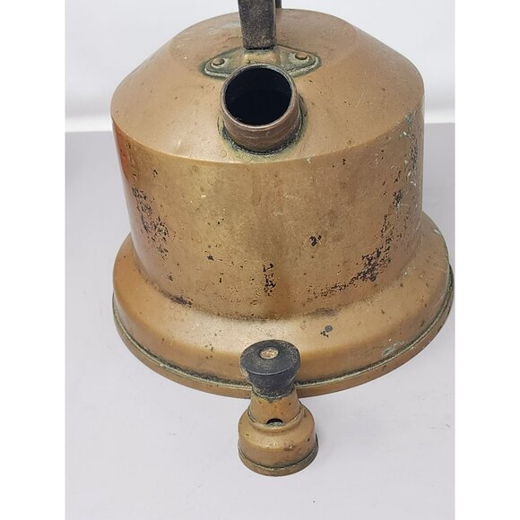 Copper Tea Kettle Black Handle Antique Rustic Patina Collectible‎ Water Boiler - Picture 8 of 11
